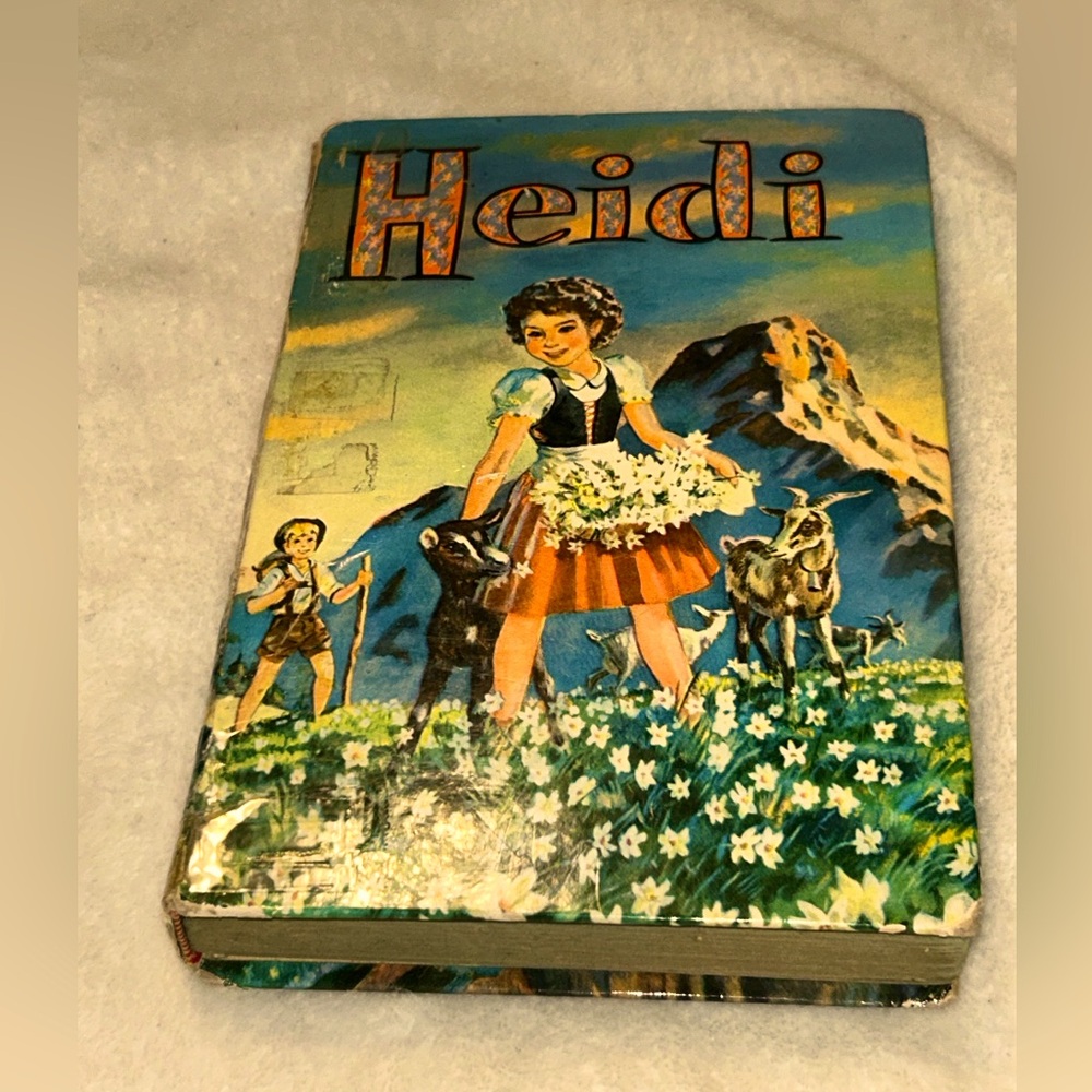 📚BOOK SALE 5 for $20📚 Heidi By Johanna Spyri Vintage Children's Book 1955 HC